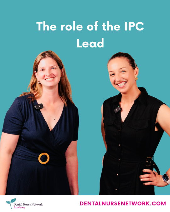 free webinar dental the role of the IPC Lead